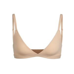 Skims Triangle Bralette in Clay med